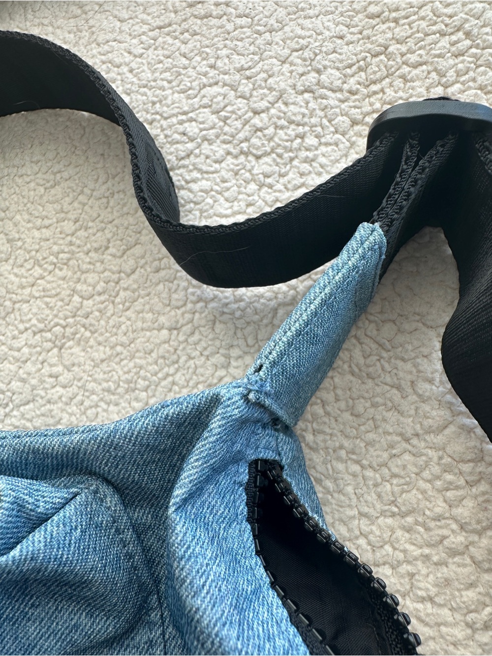 Baggu Digital Denim Medium Cargo Crossbody Bag - Picture 9 of 14
